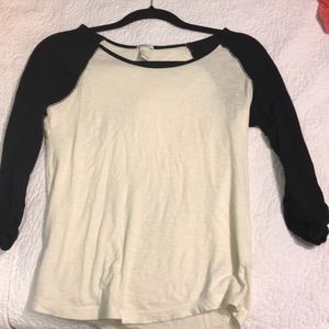 Baseball quarter sleeve tee